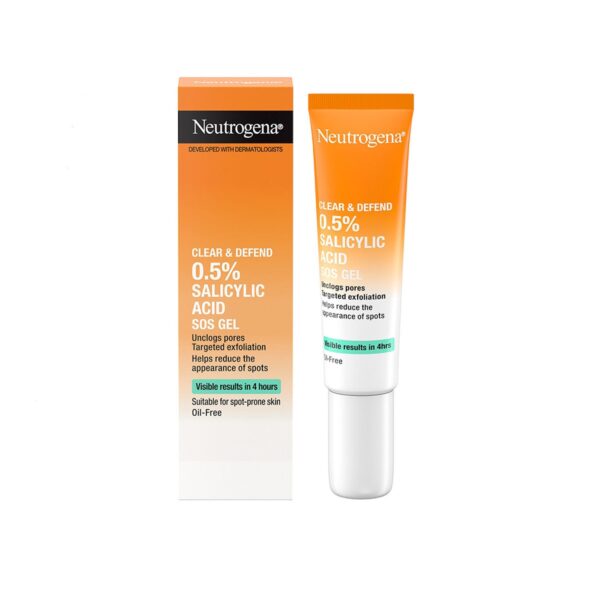 ژل ضدجوش و آکنه فوری نوتروژینا SOS GEL NEUTROGENA با تاثیر سریع 4 ساعته حجم 15میل