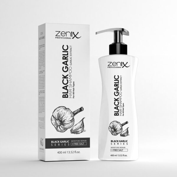 شامپو مراقبتی مو سیر سیاه زنیکس ZENIX حجم 400میل