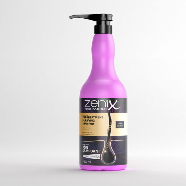 شامپو مراقبتی موهای آسیب دیده و خشک زنیکس ZENIX حجم 1000میل