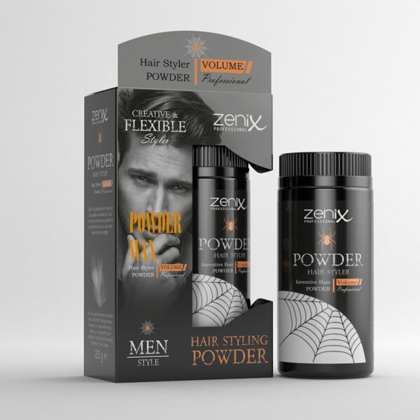 پودر حالت دهنده مو زنیکس مدل ZENIX INVENTIVE 20G حجم 20گرم
